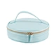 Customized solid color large-capacity cylinder handheld cosmetic bag fashion travel moisture-proof PU cosmetic supplies storage bag customized